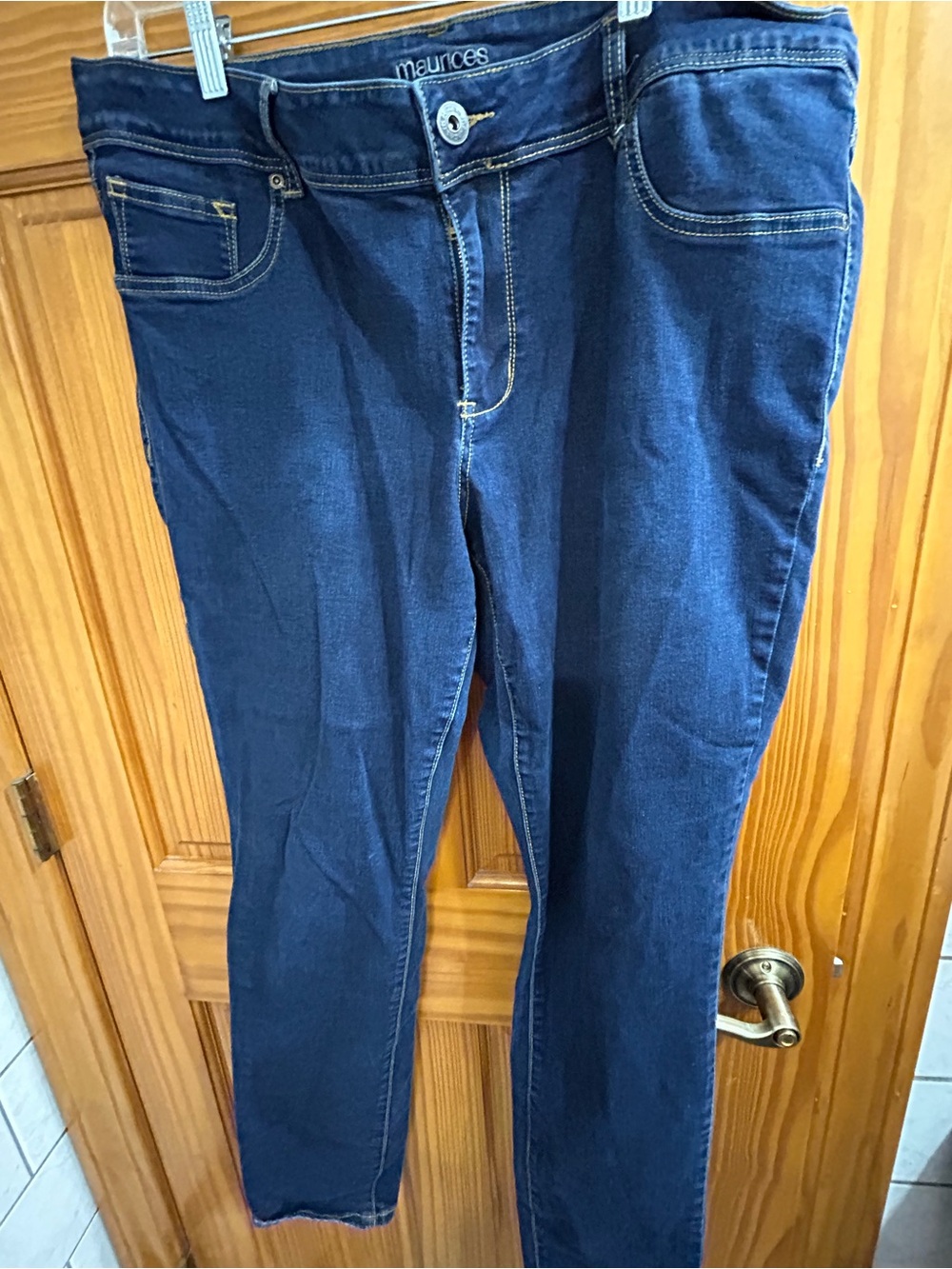 Maurices Skinny Jeans in Dark Blue